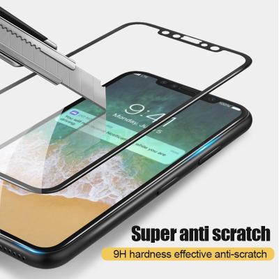 China película protectora de cristal por completo moderada suave curvada 3D del borde para IPhone X 10 en venta