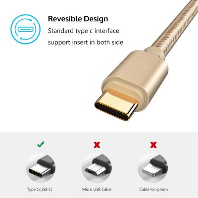 Cina Tipo cavo di USB di dati veloce del telefono cellulare di C per il compagno 9 HTC 10 LeEco 2 Zuk Z1 Z2 Sony di Huawei P9 in vendita