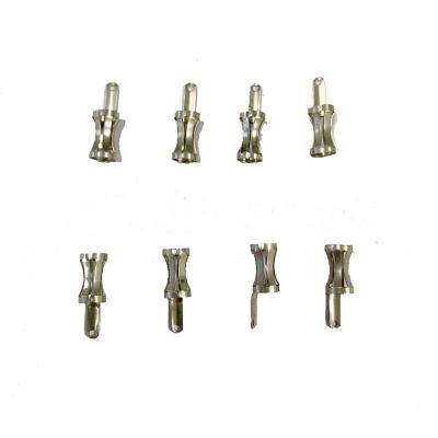 China Custom lantern terminal metal hardware stamping parts pin drum claw crown banana copper lanterns drum spring terminals factory customization for sale