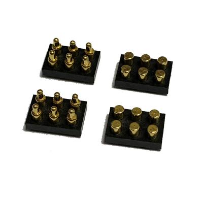 China Automotive Pitch 2.54mm Battery Pogo Pin For Power Brass Spring Loaded Pogo Pin Male Plug Connector For Electric Pogopin for sale