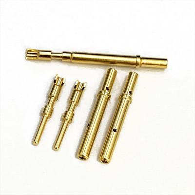 China Wire Connectors Extend Connector Female Terminal Pin With Gold Plating For M12 Connector for sale