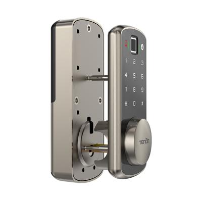 China Tuya Smart Door Lock Smart Hotel Doors Wooden Or Metal Smart Door Locks Fingerprint Door for sale