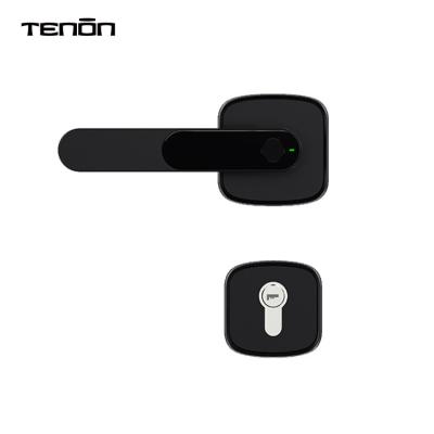 China Wooden or Metal Doors TENON K2 Smartlock Mini Fingerprint Lock Tuya Mobile App Blue-tooth Electronic Door Lock for Apartments for sale