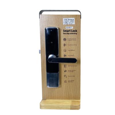 China Wooden or Metal Doors Tenon K6 Tuya App Digital Anti-theft Home Security Biometric Fingerprint Password Lock Biometric Smart Door Lock for sale