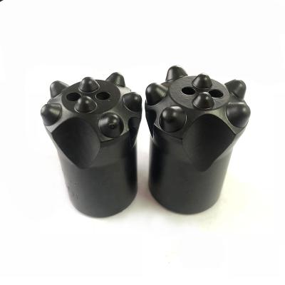 China Quarry Drilling 7 Buttons 32mm 34mm 7degree H22 Tapered Button Drill Bits With Prices for sale