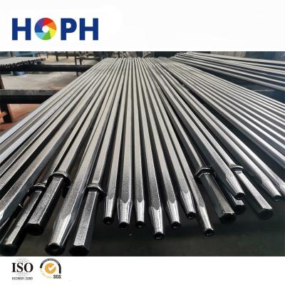 China Quarry Drilling Hard Rock Taper Drill Bits and Taper Drill Rods for Hard Rock Drilling for sale