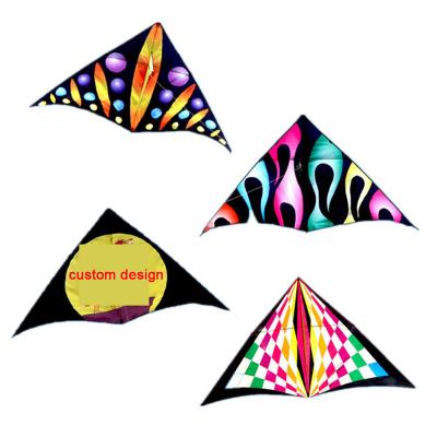 China Colorful Polyester Easy Flying Delta Kite for sale