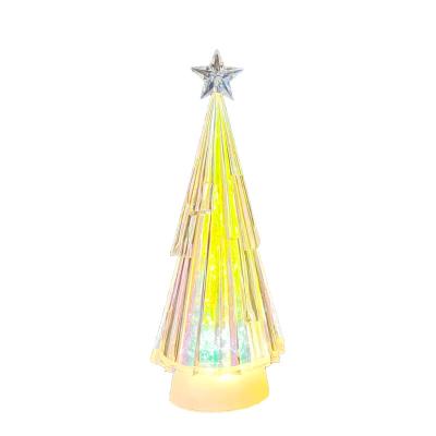 China Factory Wholesale Plastic Christmas Tree Acrylic Christmas Decoration Led Lights for sale