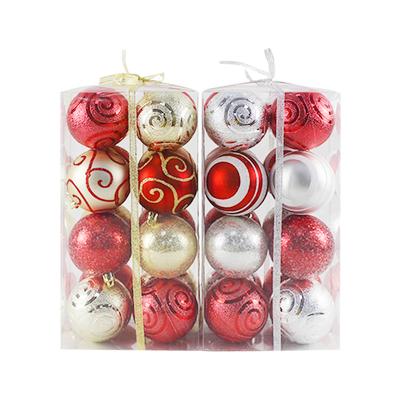 China Wholesale Custom Christmas Plastic Bauble Decoration Christmas Tree Christamas Home Decoration Factory Unbreakable Christmas Ball Set for sale