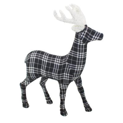 China 2021Christmas Large Reindeer Vertical Outdoor Artificial Reindeer Christmas Decorations Large Reindeer Christmas Decorations for sale