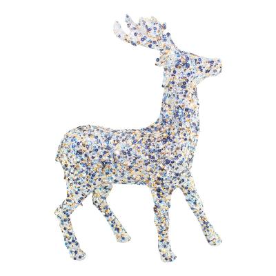 China 2022 Vertical Placement Christmas Reindeer Decoration Family Elks Christmas Tree Reindeer Charm Outdoor Large Reindeer Christmas Decorations for sale