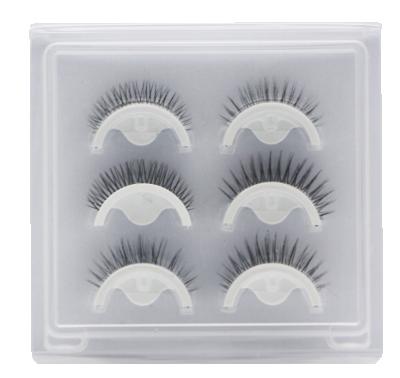 China Wholesale reusable minglong eyelash 5 pairs 3D box customized lashes 3 silk hard eyelash case for sale