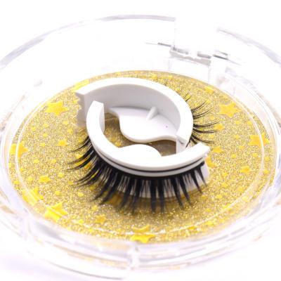 China Wholesale Reusable 3D Eyelash 3D Eyelash Hard Case Customized Box Silk Lashes for sale