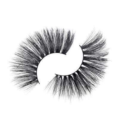 China High Quality Full Volume Fluffy 25mm 3D Mink Lashes Mink Eyelash Vendor for sale