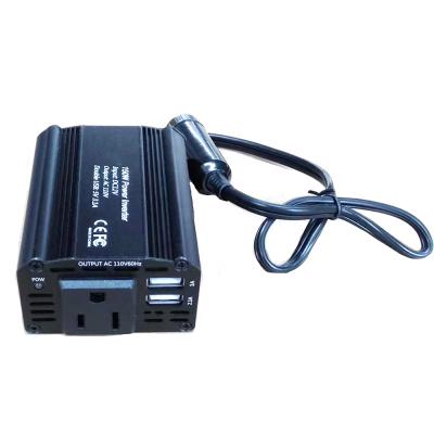 China 12V dc to ac 110v 220v hybrid car solar power inverter 100watt 300w 150watt inverter 120*78*40mm for sale