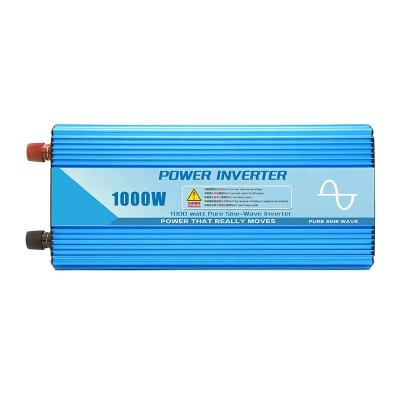 China Popular Solar Power System LED Display DC to AC 12V 220V Pure Sine Wave Power Inverter 1000w for sale