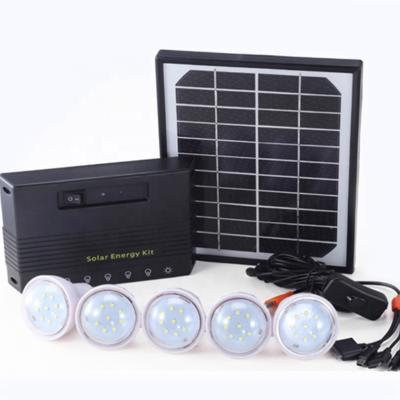 China Home Mobile Home Charging Light Kits 5w Solar Led Solar System Mini Solar System For Africa Solar Panel Light Kit for sale