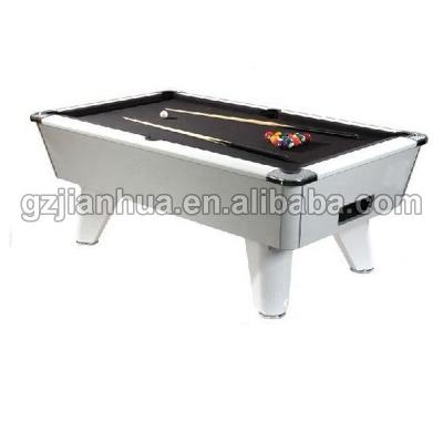 China Coin Operated Slate Table 7ft Slate Bed Comercial Pool Table 8ft Wood Grain Coin Operated Billiard Table for sale