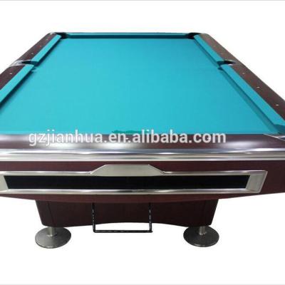 China 9 Legs Billiard Table Automatically System 9ft Solid Wood Billiard Ball Return System Factory Price for sale