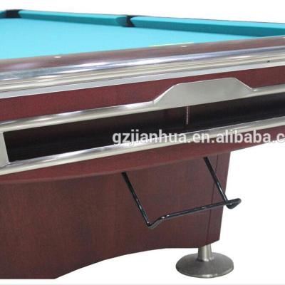 China Leather Pocket Slate 8ft9ft Snooker Table Snooker Table Natural Solid Wood Cheap Tournament for sale