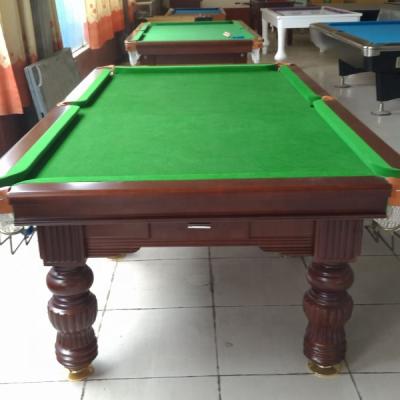 China Cotton Net Produced Solid Wood Pool Table for sale