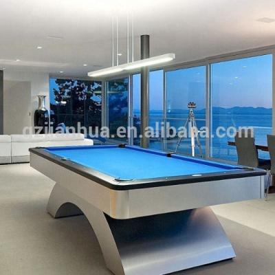 China Arch Leg Rainbow Pool Table Leather Pool Table for sale