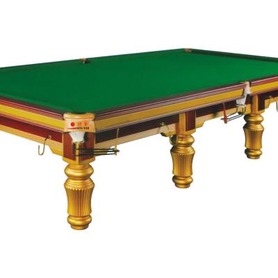 China Snooker Game 12ft Tournament Solid Wood Snooker Table For Sale for sale