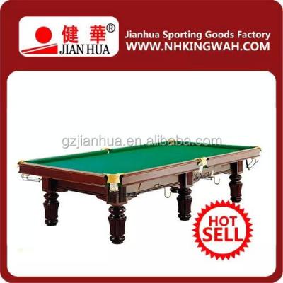 China Good quality russian pyramid leather and steel billiard table for sale