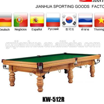 China Good quality cheap price russian pyramid billiard table in leather and steel for sale