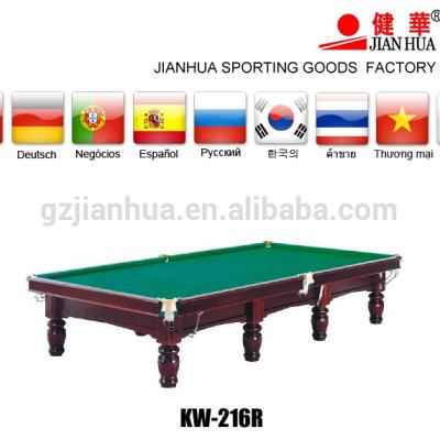 China Billiard tables used luxuryy slate russian pyramid table for sale