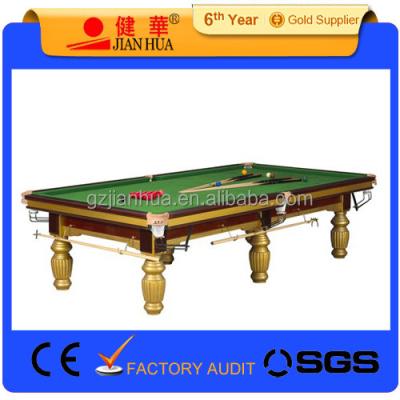 China 10ft Russian LEATHER pool table with accessories for sale