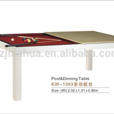 China KingWah Net Modern Dining Billiard Table for sale