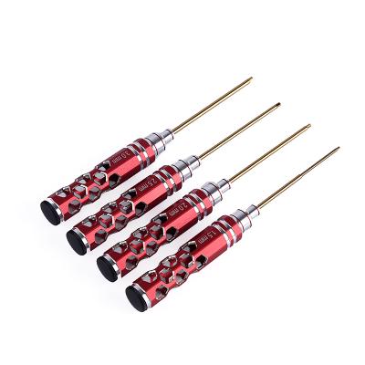 China Multifunctional RC Hobby Mini Rc Hex Screw Driver 1.5mm 2.0mm 2.5mm 3.0mm Hex Driver Set Screwdriver rc car tools for sale