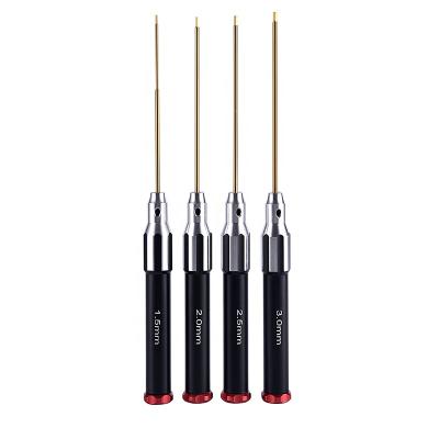 China RC Hobby Custom Hex RC Hex Screwdriver Bit 4 Head Tool Kit Screw Pile Driver For RC Helicopter Model Airplane for sale