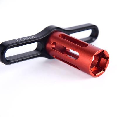 China Rc Hobby 17mm Wheel Hex Wrench Hex Socket Wheel Wrench Tool For 1/8 1/10 Tire Buggy RC Car Truck Crawler Truggy Tires for sale