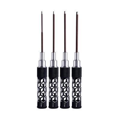 China Rc Hobby Classic Black Hex Model Tool Screwdriver rc Tool Kit 1.5 2.0 2.5 3.0mm For Rc Helicopte for sale