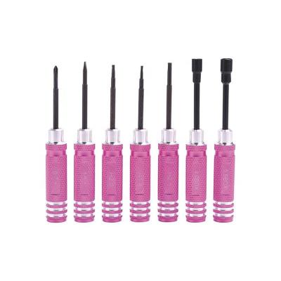 China Multi Function Screwdriver Set 7 Pcs Models Tool Kit Screwdriver Helicopter Car Hobby RC DIY Tool Set for sale