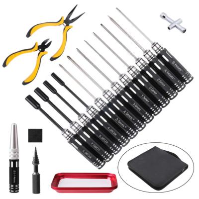 China Hot Hobby New RC Tool Kits Bewitch Repair Screwdriver Set Nut Socket Socket RC Pliers Set For 18 IN1 RC Car Tools for sale