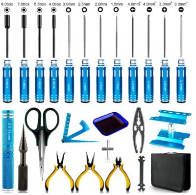 China Repair Used Hex Screwdriver Set 24 in 1 RC Tools Kit Set for DJI Drone RC Car Boat Quadcopter Helicopter for sale