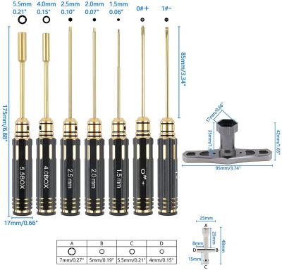 China Hobby 12pcs Phillips Hex Screwdrivers Nut Socket Rc Hobby Spanner Flat Pliers Repair RC Car Tool Kit For RC Car Bag Helicopter for sale