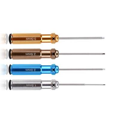 China Vehicles & Remote Control Toys 4PCS 1.5mm 2.0mm 2.5mm 3.0mm Hex Screwdriver Bit Set RC Car Tool Kit For RC Car for sale