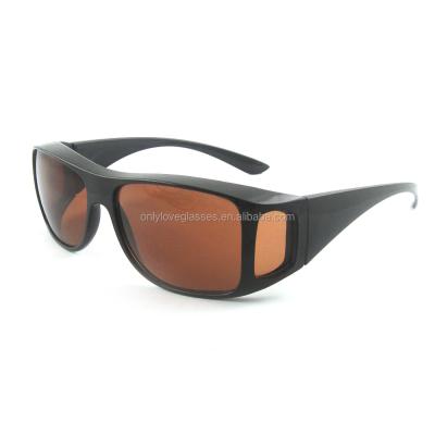 China Custom Fashion Sunglasses TV Function Fitover Sunglasses for sale