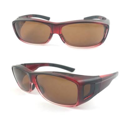 China Custom high quality fashion sunglasses fitover TR90 sunglasses for sale