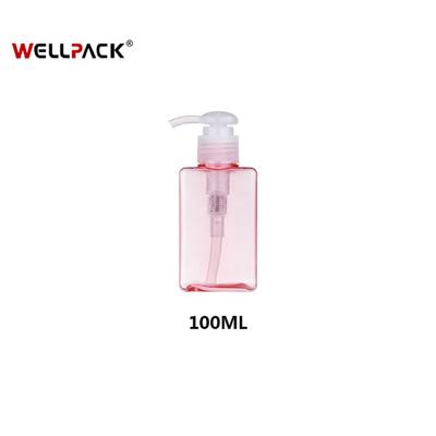 China Square Cosmetic Lotion Bottle Cosmetic Packaging 100ml PETG Plastic Bottle for sale