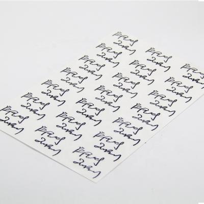 China High quality custom waterproof 3d metal label embossed metal transfer sticker for sale