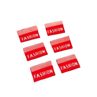 China Fashion Damask Washable Custom Garment Woven Labels For Apparel Manufacturer for sale