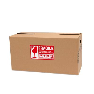 China Suitable for printing sticker printing warning packaging marks safety custom stickers fragile warning signs for sale