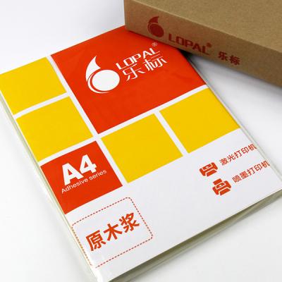 China Suitable for printing stock lot of security label paper A4 sheet sticker food grade self-adhesive printable label for sale