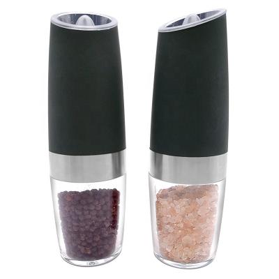 China Viable automatic salt and pepper grinder set gravity salt and pepper grinder set electronic pepper grinder for sale