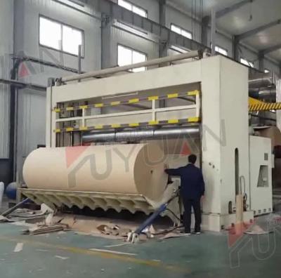 China Hotels Kraft Paper Production Kraft Paper Making Machine Corrugated Paper for sale